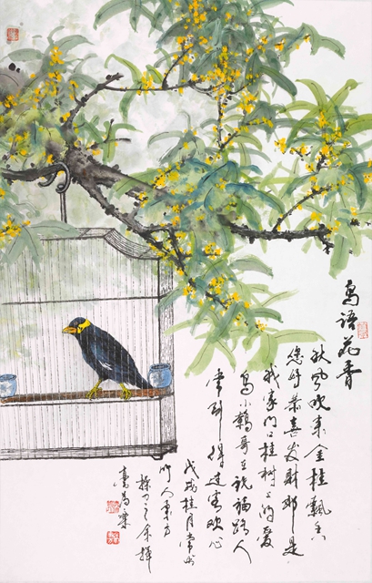 鸟语花香镜片